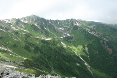 水晶岳の写真
