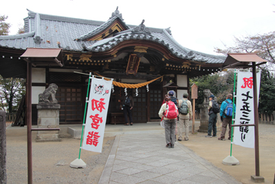 浅間神社の社殿の写真