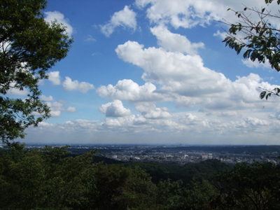 天覧山からの展望写真