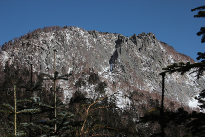 稲子岳南壁の写真