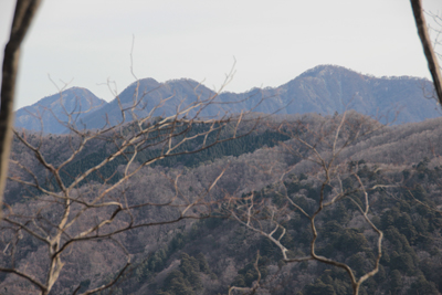 蛭ヶ岳と檜洞丸の写真