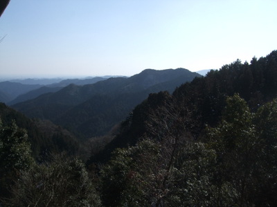 豆口峠付近からの展望の写真