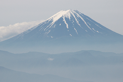 富士山の拡大写真