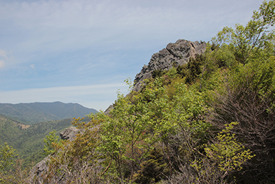 乾徳山山頂の写真