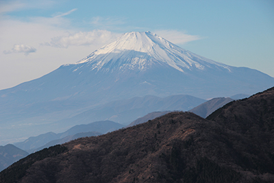 富士山の全景の写真