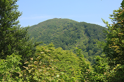 二ノ字から見た米山山頂の写真
