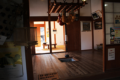 里山体験館内部の写真