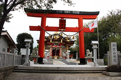 麓の加波山神社の写真