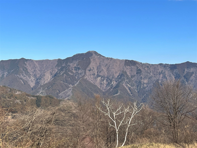 Kさんが撮影した大岳山の写真