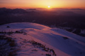 冬の八方尾根の日の出の写真へリンク