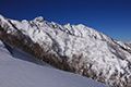 合戦の頭から見た冬の燕岳の写真にリンク