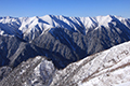 燕山荘から見た冬の野口五郎岳の写真にリンク